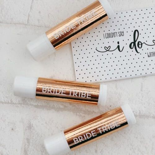 bride tribe lip balm