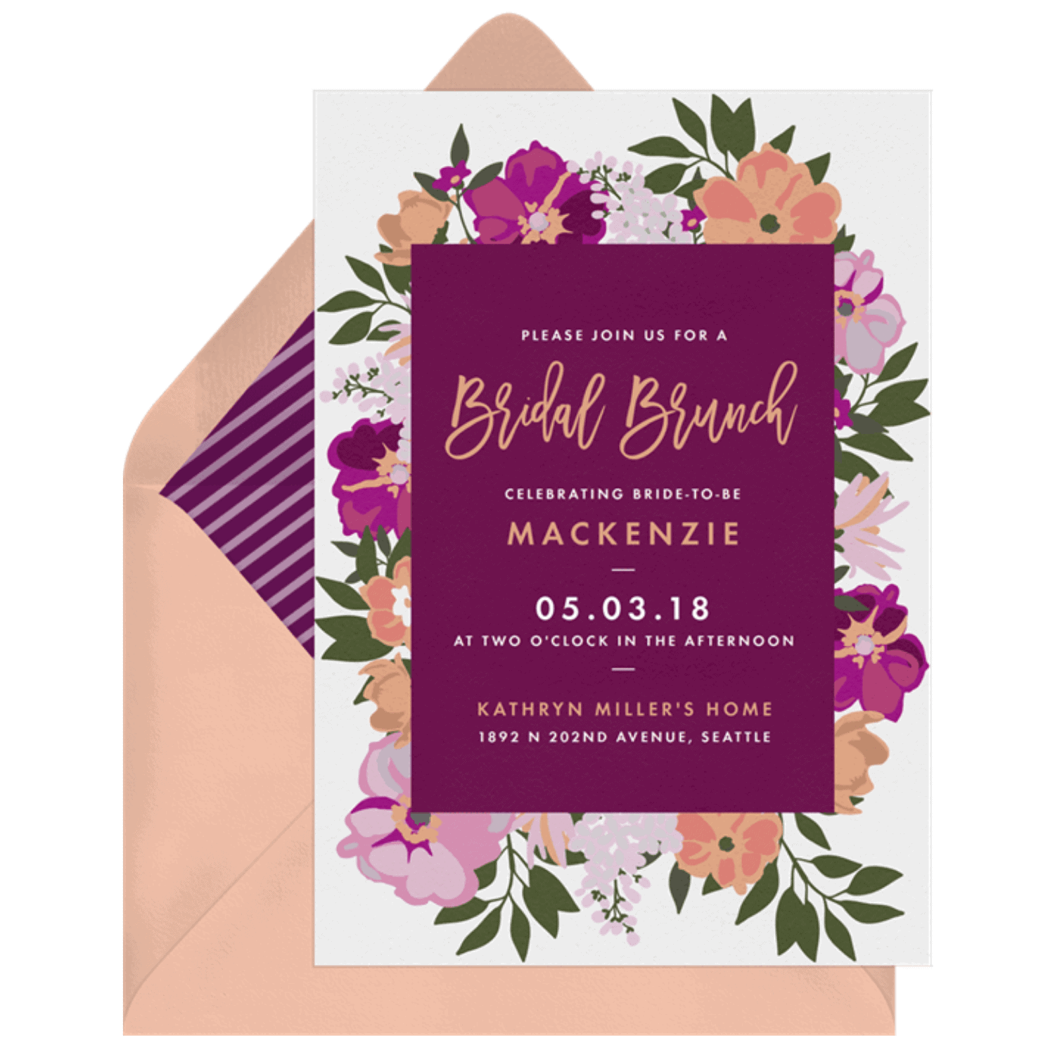 Bridal Shower Brunch Ideas & Planning Tips Modern MOH