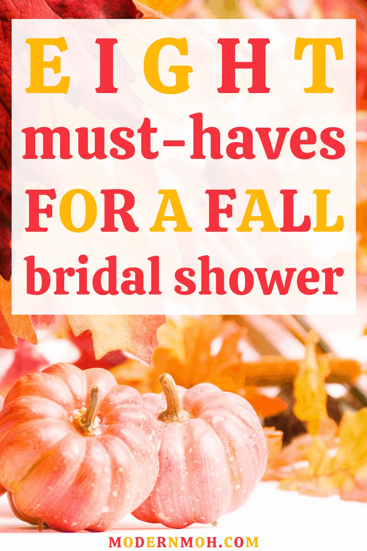 Fall Bridal Shower Ideas & Inspiration for a Cozy Good Time