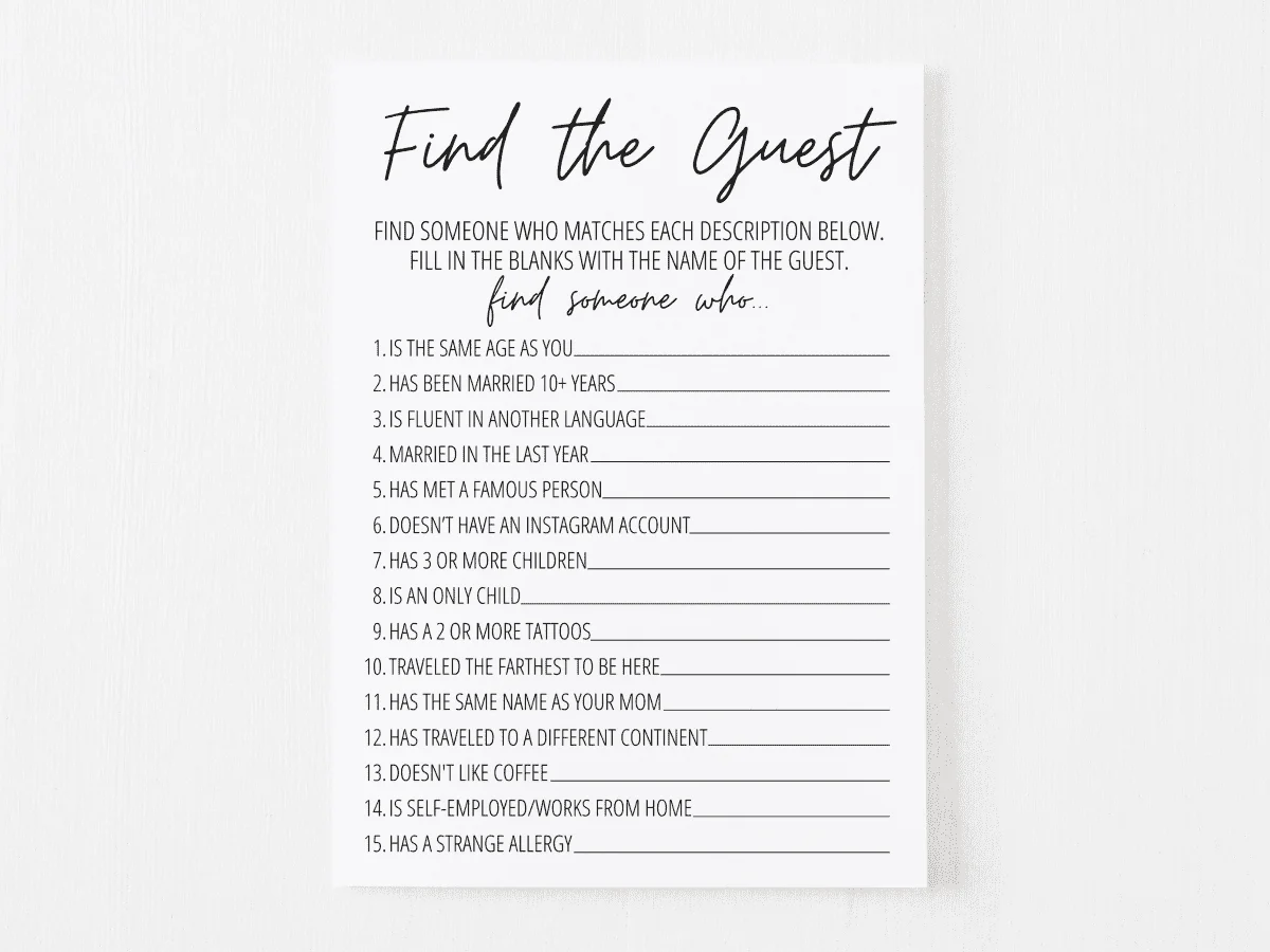 Free Printable Bridal Shower Games Famous Couples