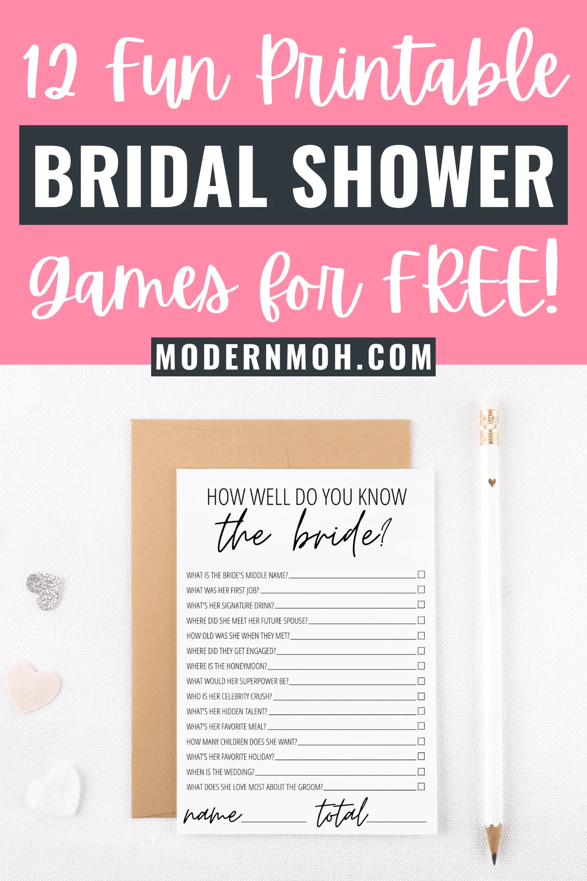bachelorette party games Minimalist Wedding Shower Games, Bridal Shower Games 40 Printable Bridal Shower Games