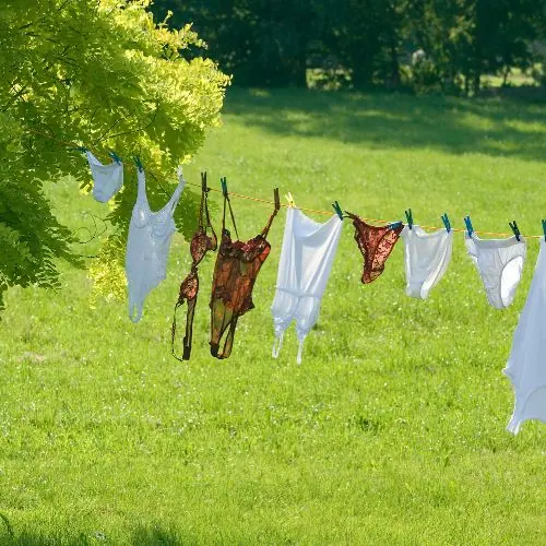 Lingerie bridal shower game