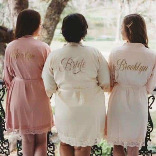 Lace Bridesmaid Robes Maid of Honor Robe Bridal Robes Bridal Party