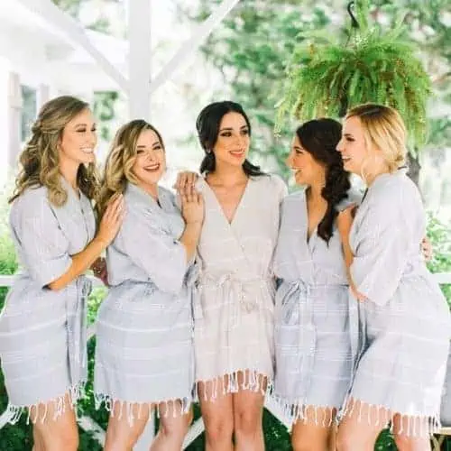 Cotton bridal party outlet robes