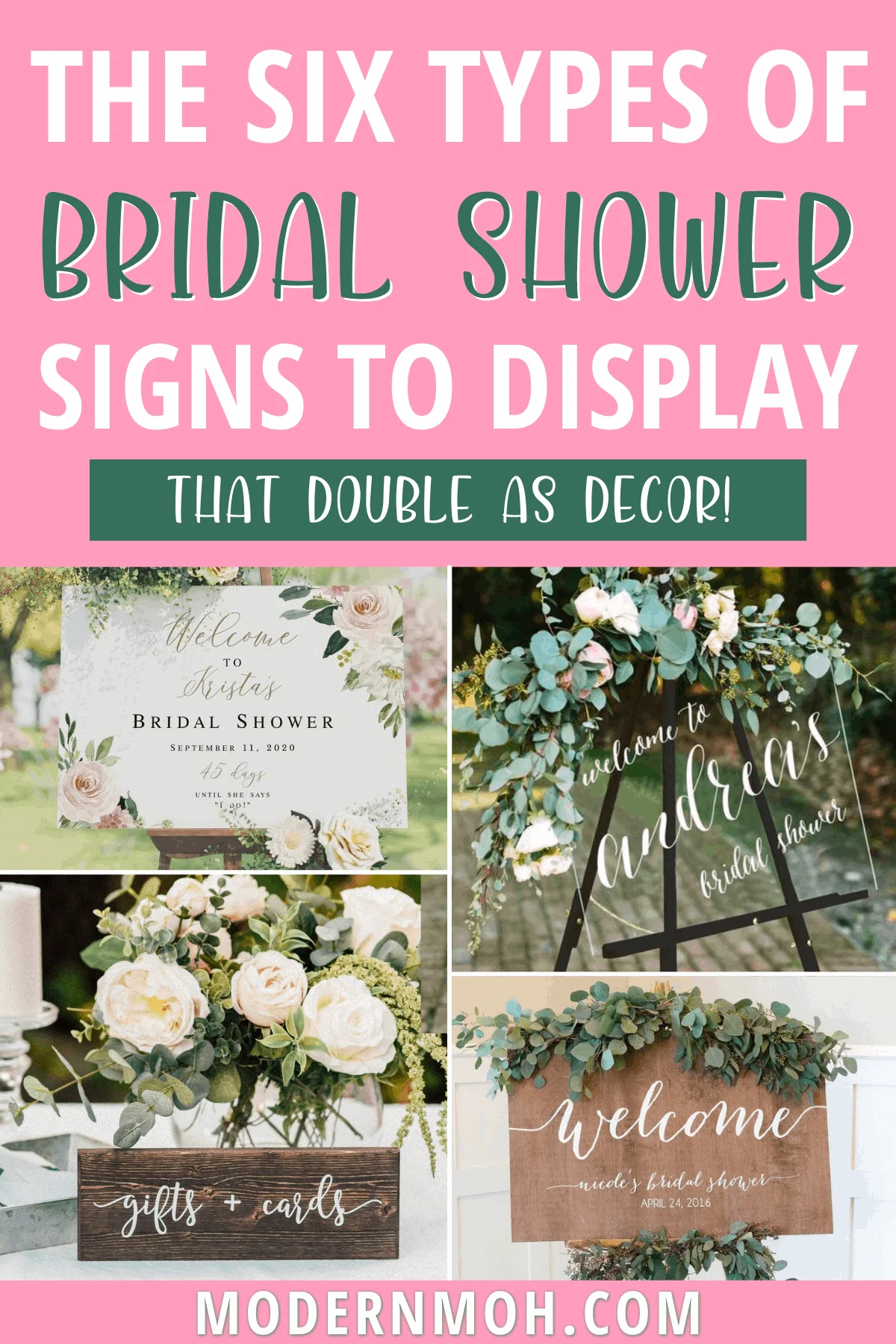 24 Bridal Shower Signs That Double as Decor