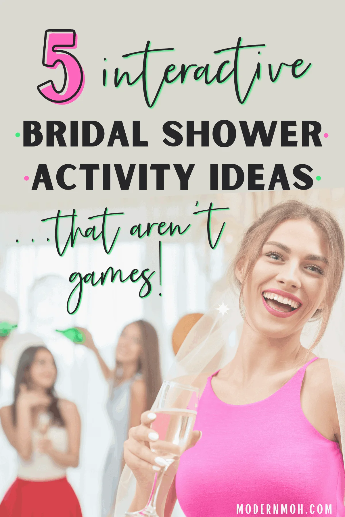 5 Fun Bridal Shower Activities That Are Not Games