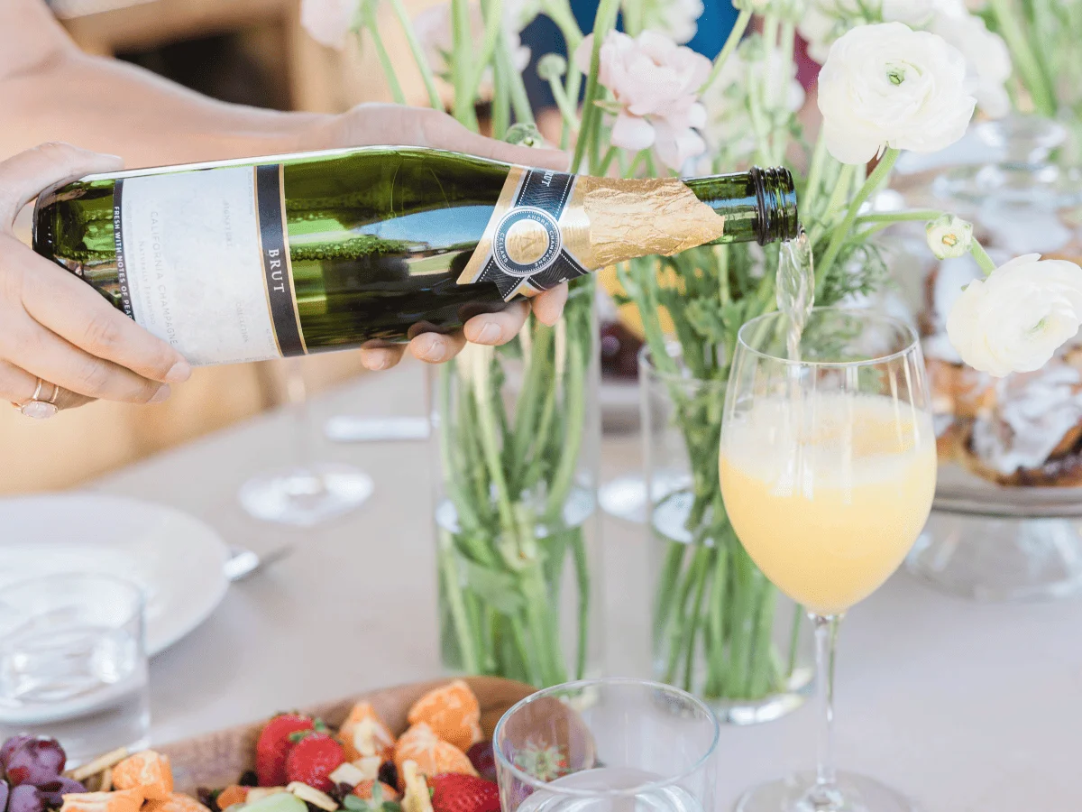 how to put together a mimosa bar