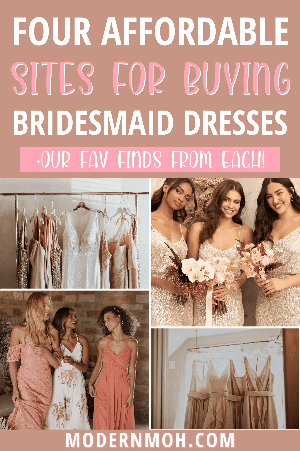 5 Places to Buy Affordable Bridesmaid Dresses Online Modern MOH