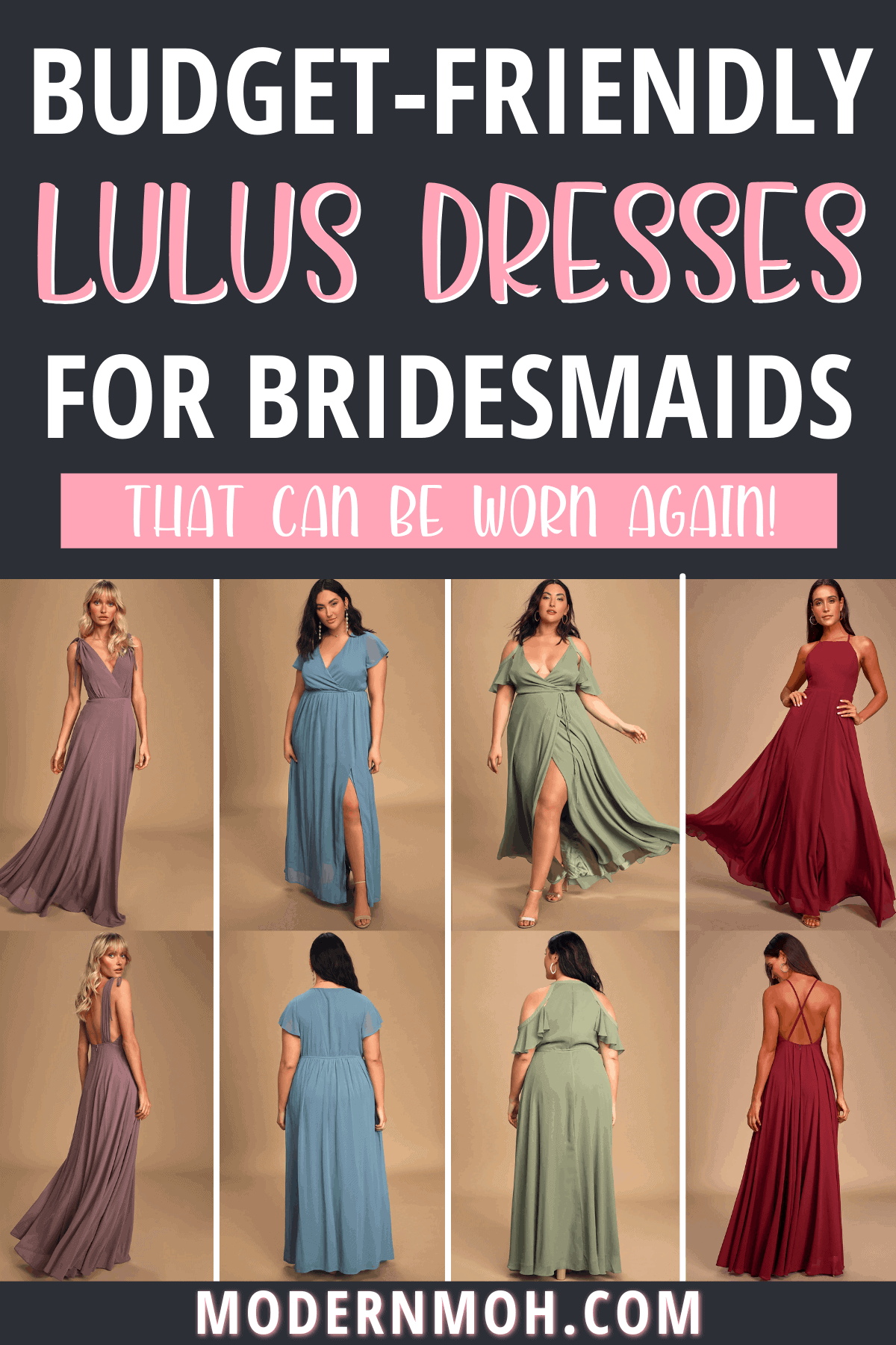 12 Lulus Bridesmaid Dresses for Every Style