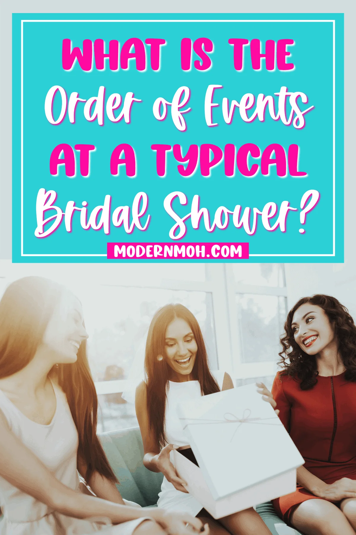 Bridal Shower Schedule Order Of Events Modern Moh