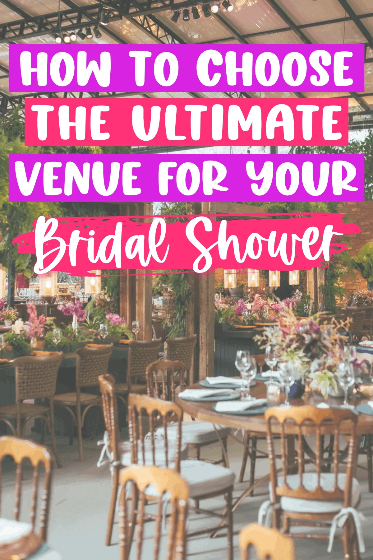 7 Places To Have A Bridal Shower Modern Moh