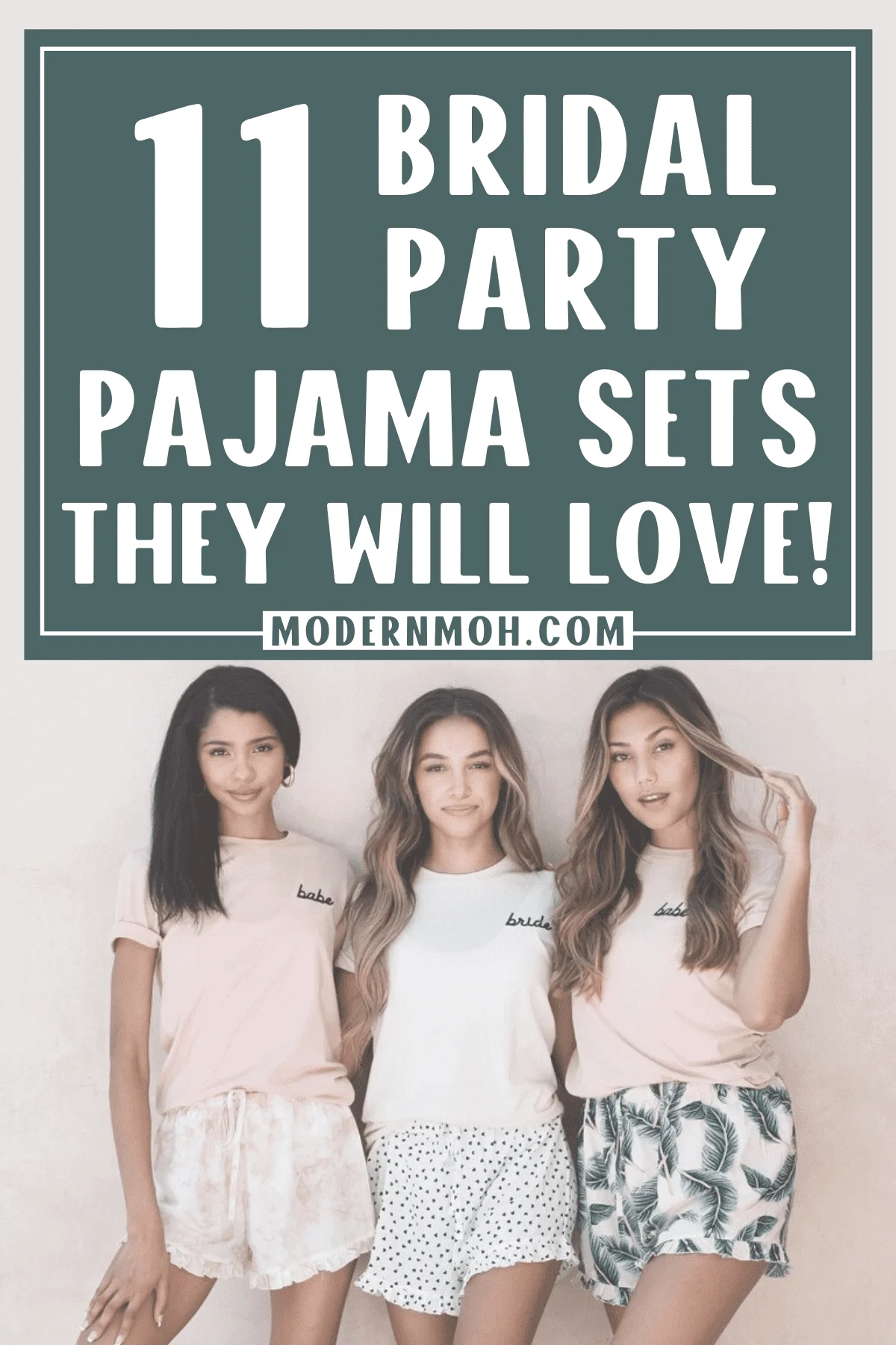 11 Bridesmaid Pajama Sets They’ll Want to Wear Again