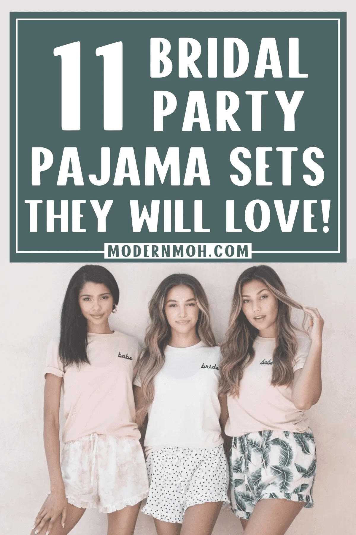 29 Best Bridesmaid Pajama Sets For Your Ladies (from $15) - Bridesmaid  Gifts Boutique