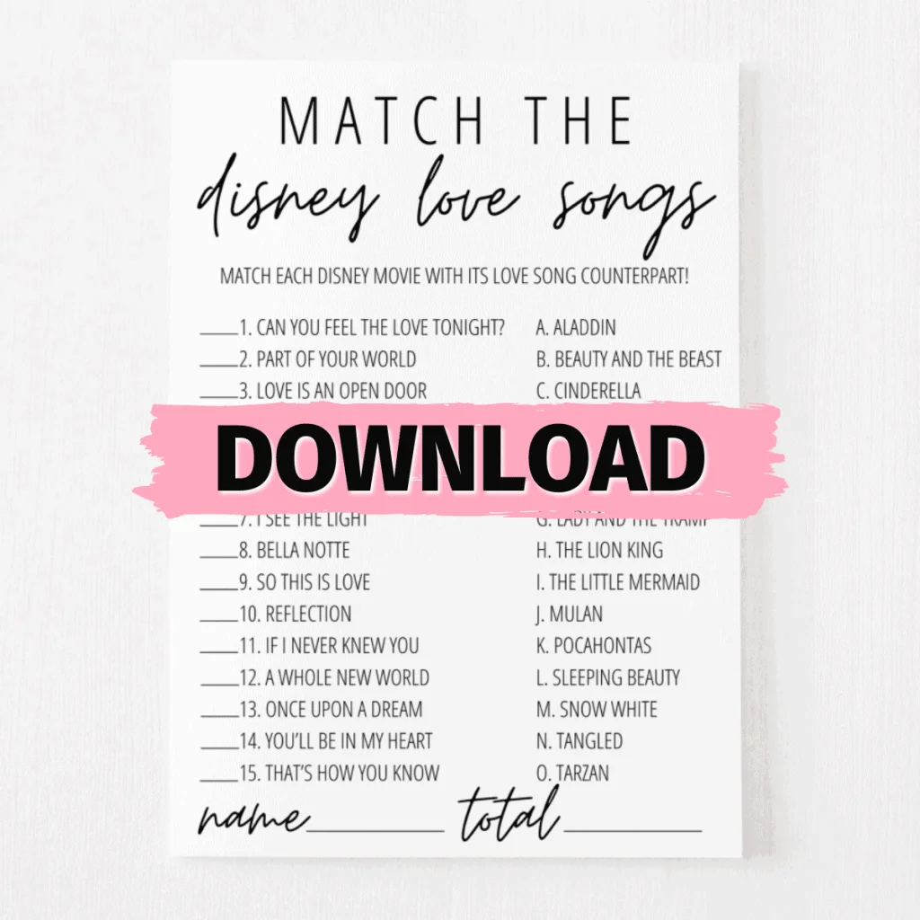 Disney Love Songs Free Download