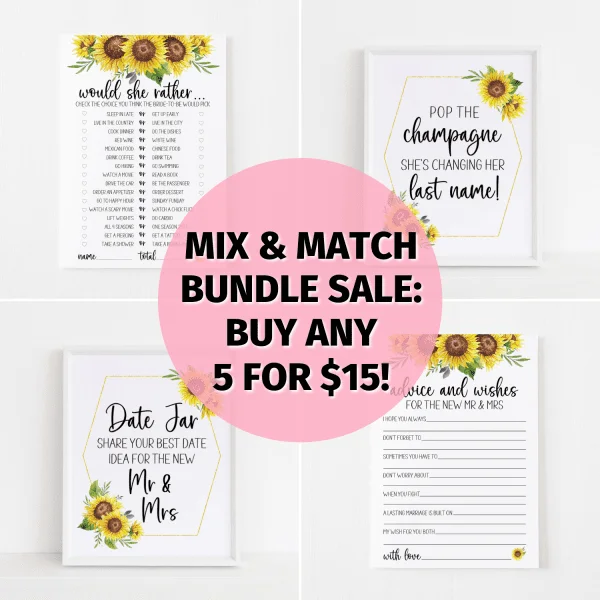 Sunflower Bundle Sale