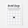 Bridal Bingo Cards Classic