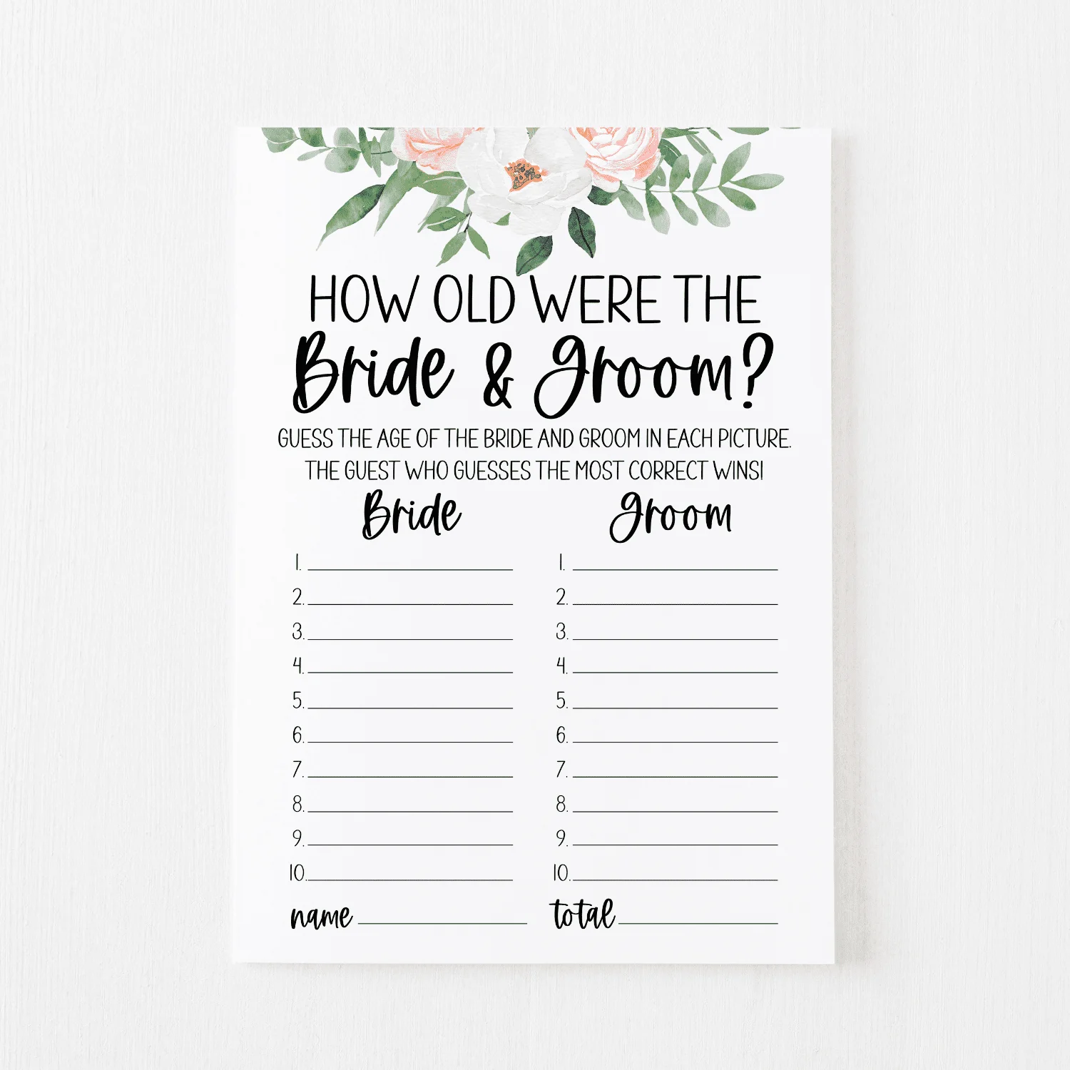 how-old-were-the-bride-and-groom-cards-greenery-modern-moh