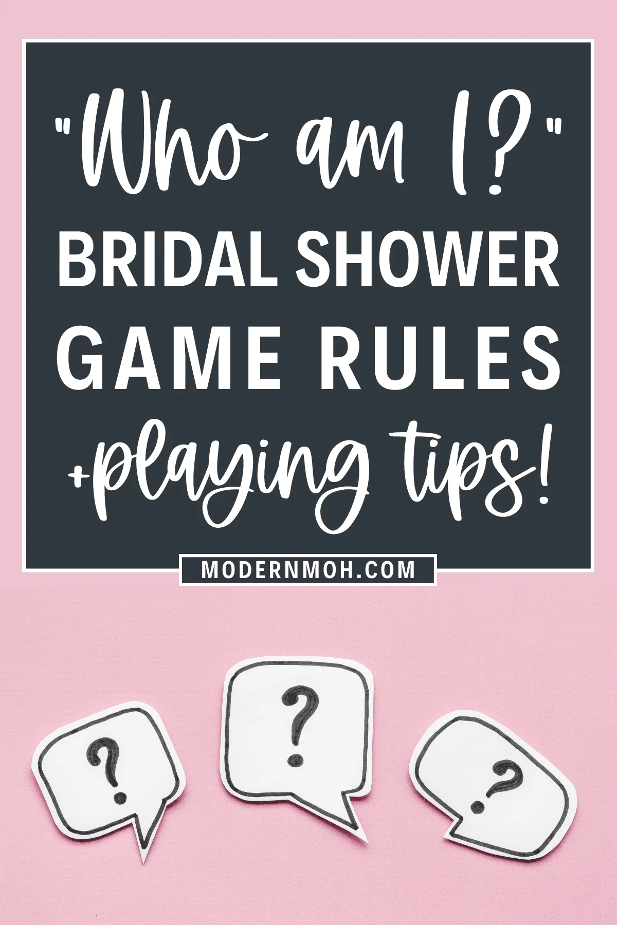 Who Am I Bridal Shower Game: How to Play + Printable Cards