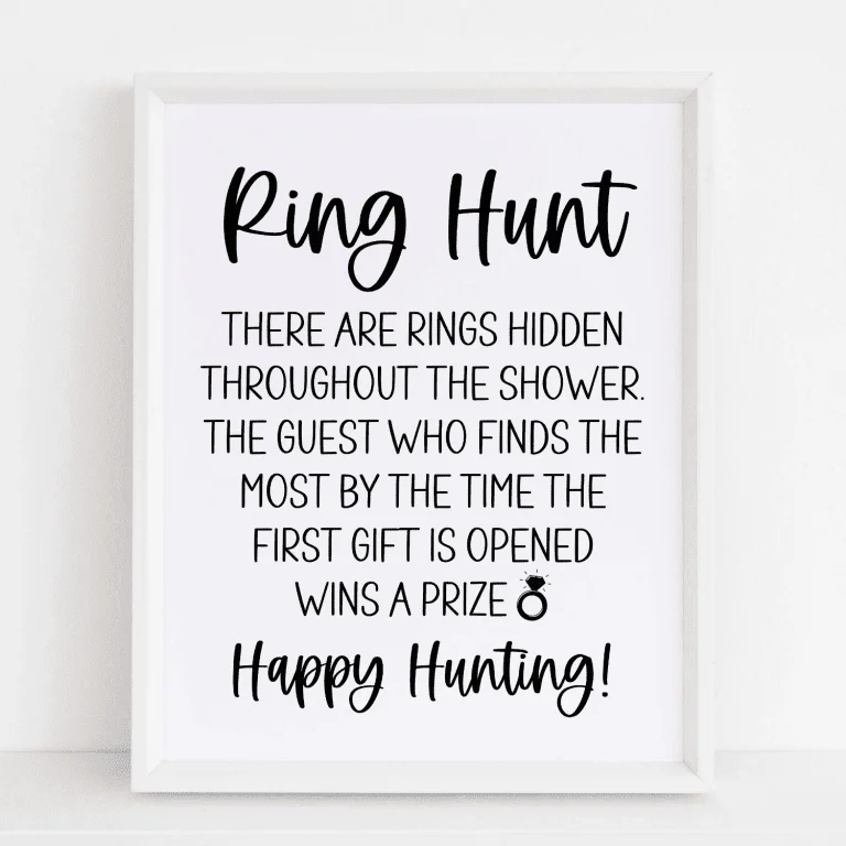 Ring Hunt Sign Classic