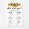 whats-in-your-purse-cards-sunflower
