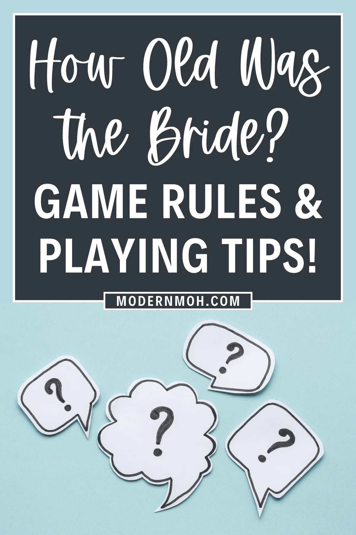 How Old Was the Bride Game: How to Play + Printable Cards