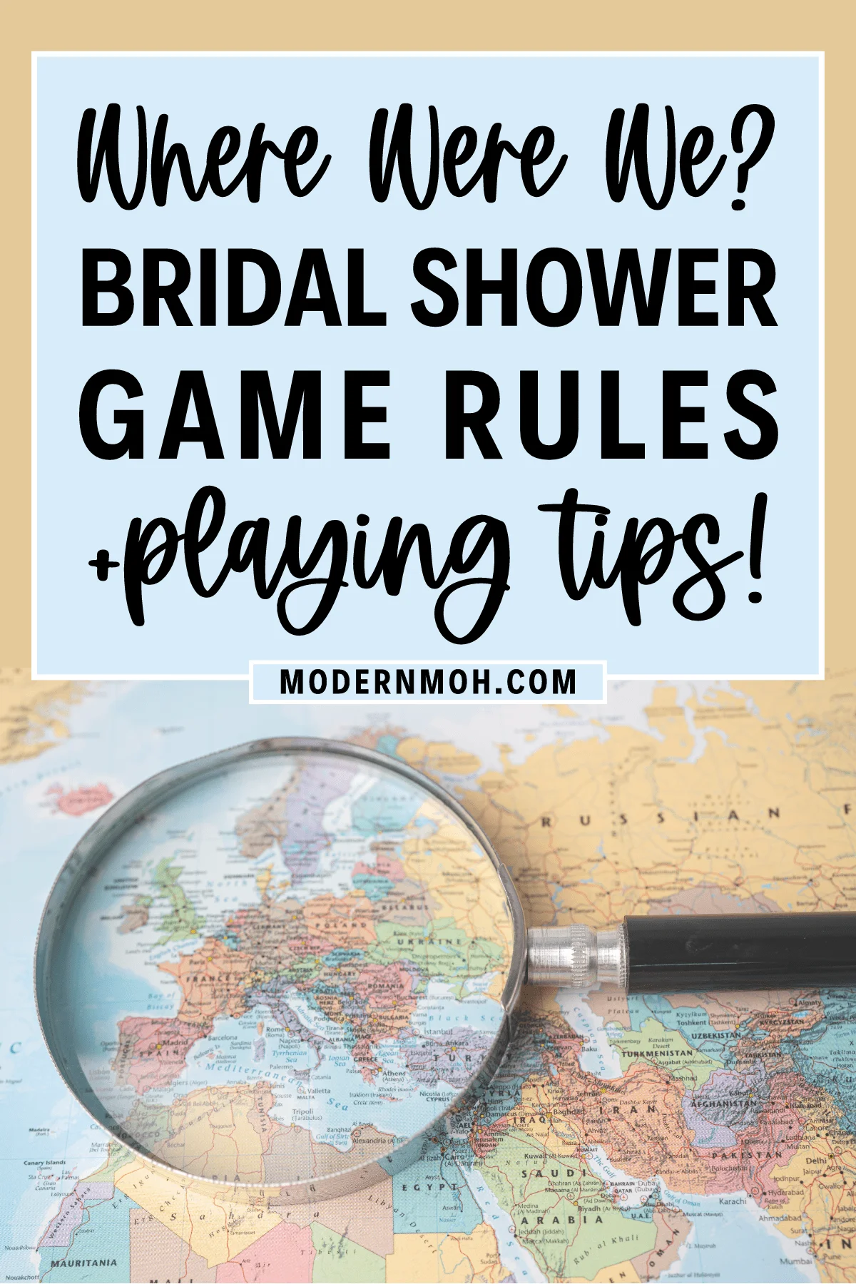 Where Were We Bridal Shower Game: How to Play + Printable Cards