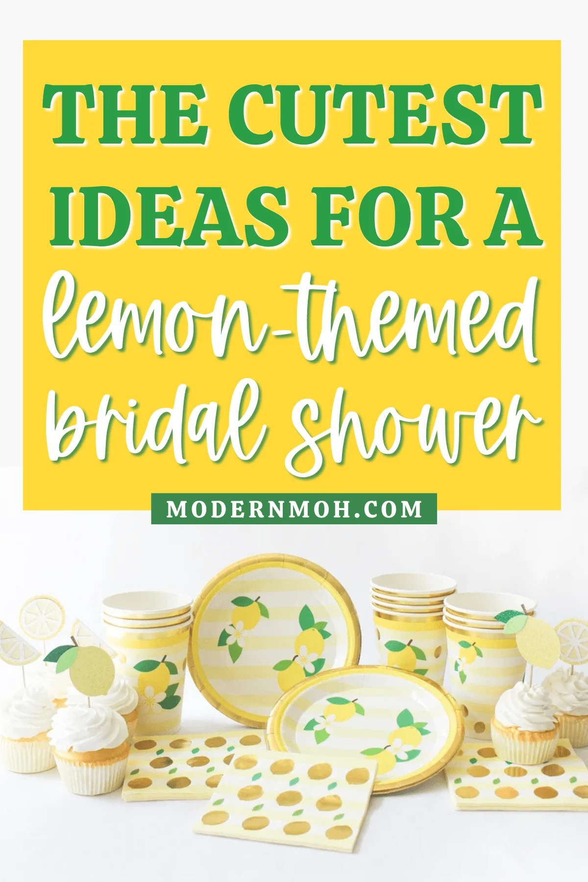 ‘She Found Her Main Squeeze’ Lemon-Themed Bridal Shower Ideas