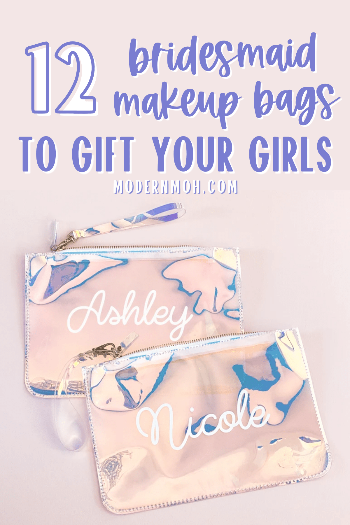 12 Bridesmaid Makeup Bags They'll Definitely Reuse