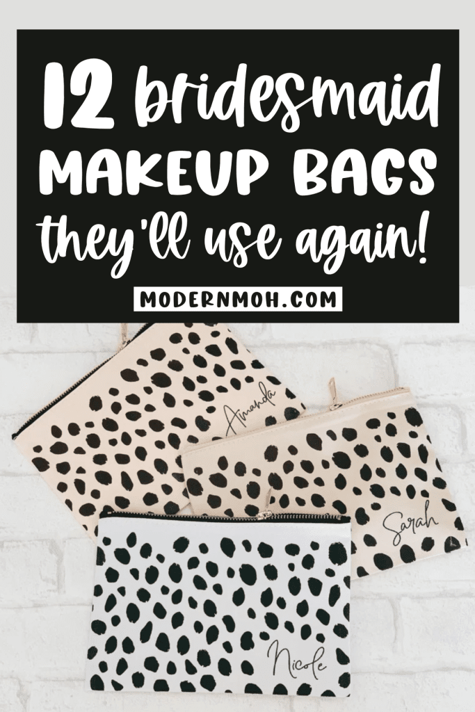 Bridesmaid Makeup Bag