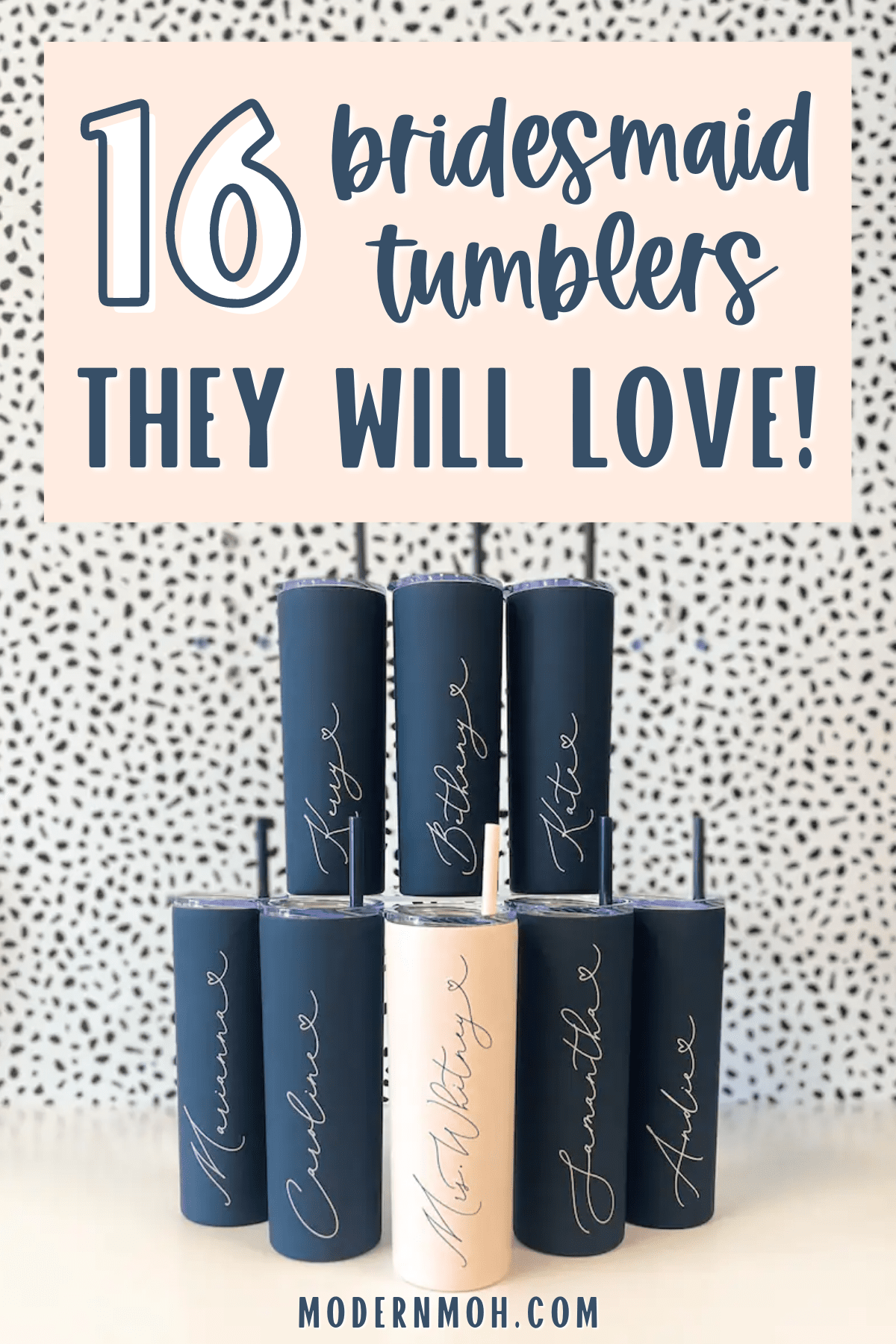 16 Bridesmaid Tumblers They’ll Use Again and Again