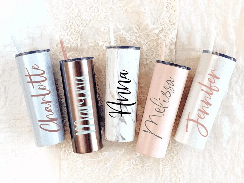 16 Bridesmaid Tumblers They’ll Use Again and Again