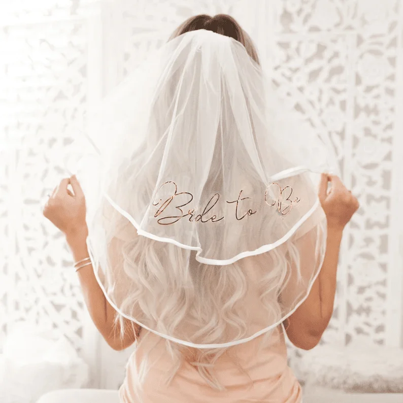 bride to be veil for bachelorette party