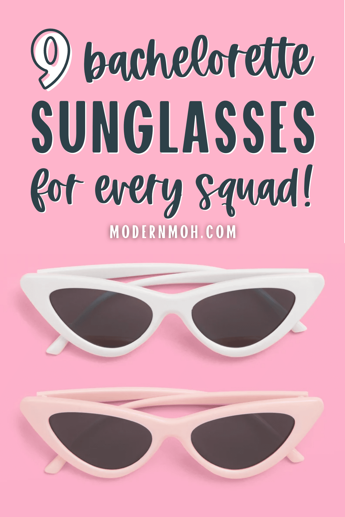 9 Bachelorette Party Sunglasses of All Shapes and Styles