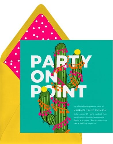 party on point invitation