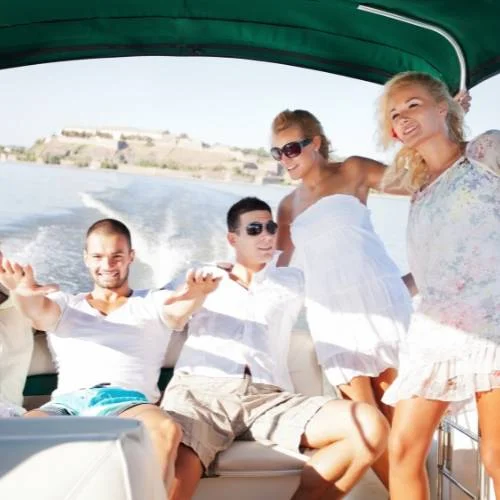 party bus or boat for combined bach party