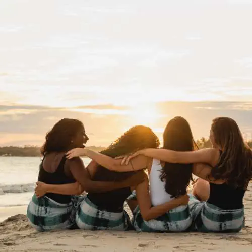 bachelorettes at the beach