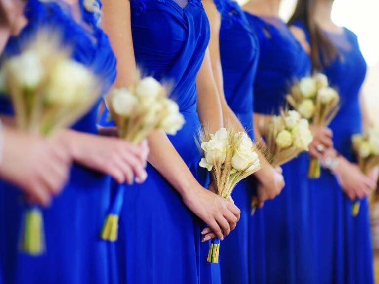 Who buys the bridesmaid dresses