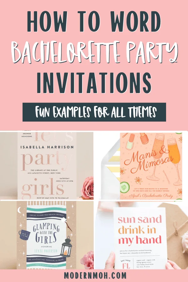Bachelorette Party Invitation Wording: Top Tips and Fun Ideas