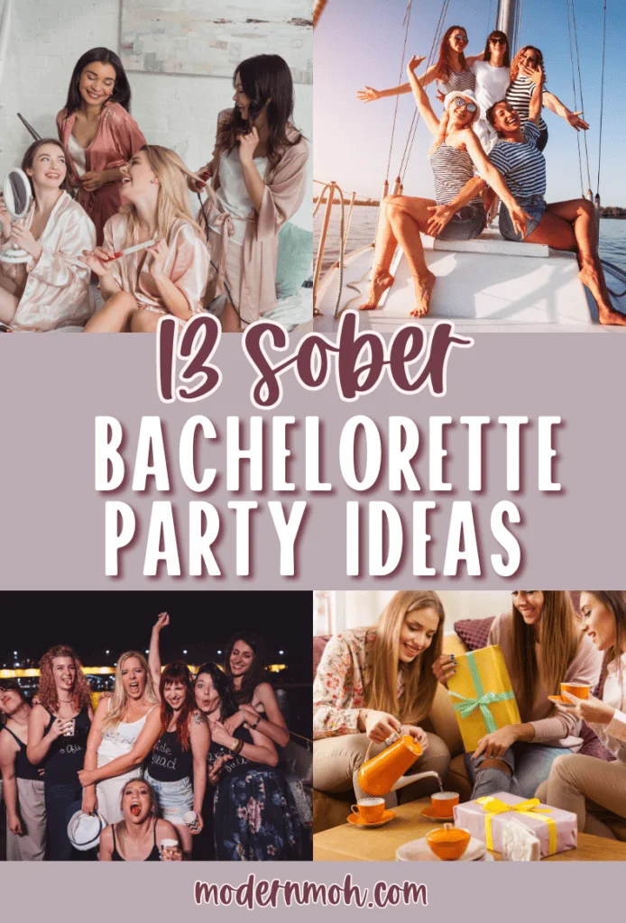 sober bachelorette party ideas pin