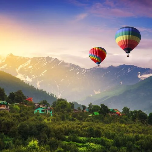 Balloon adventure bachelorette party