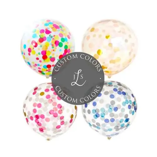 Custom color balloons