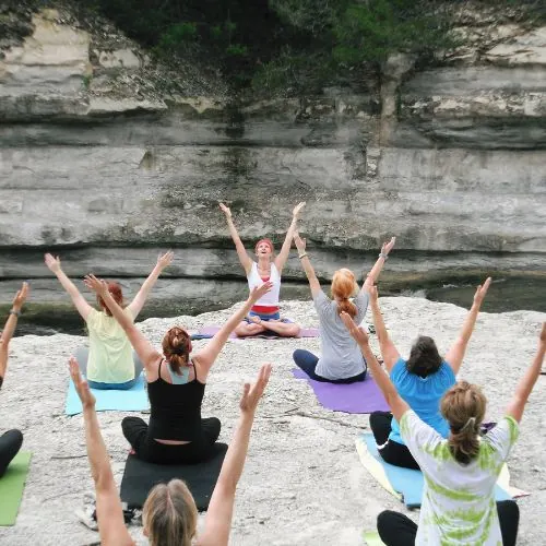 Outdoor wellness bachelorette
