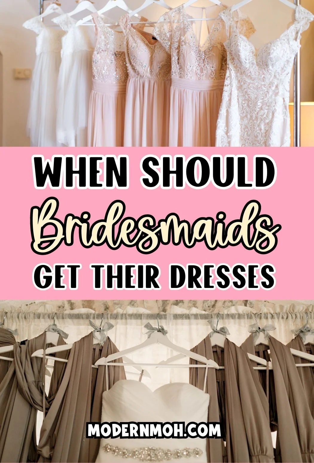 Countdown to Her Big Day: When Should Bridesmaids Get Their Dresses?