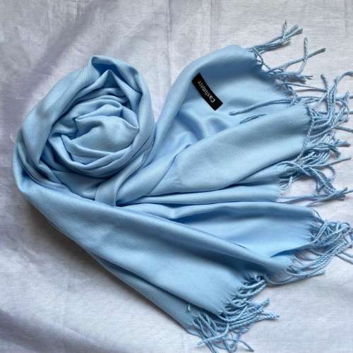blue pashmina