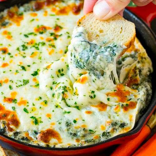 hot spinach dip