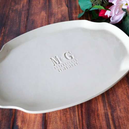 personalized serving platter