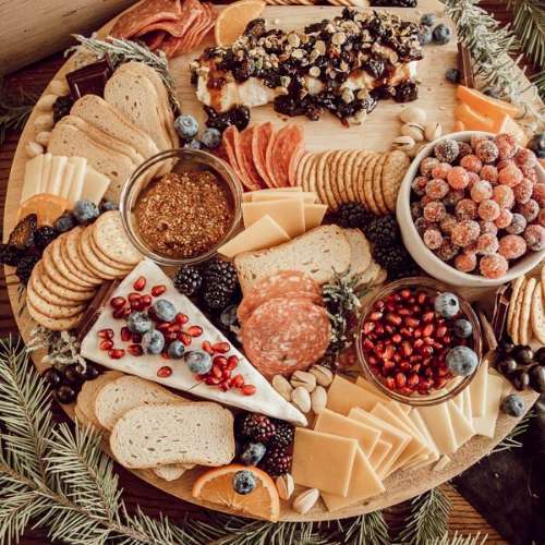 winter charcuterie board