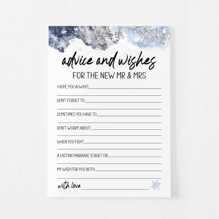 Advice and Wishes Winter