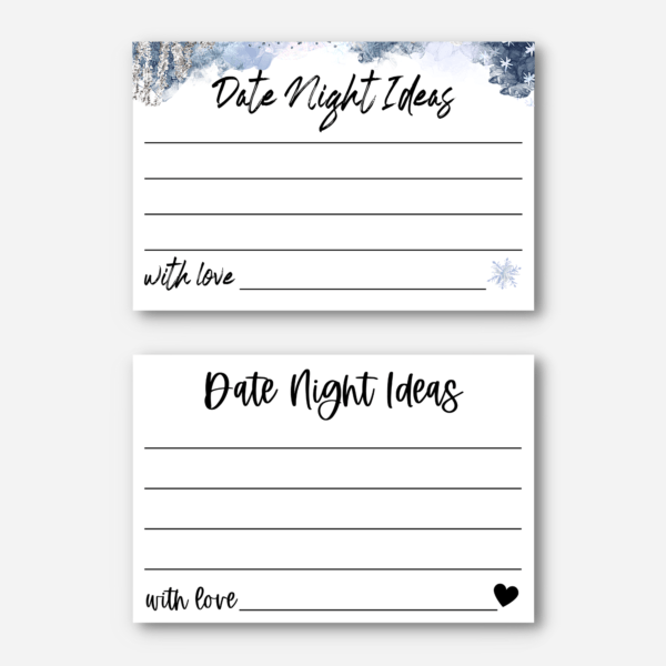 Date night cards winter Date night cards winter