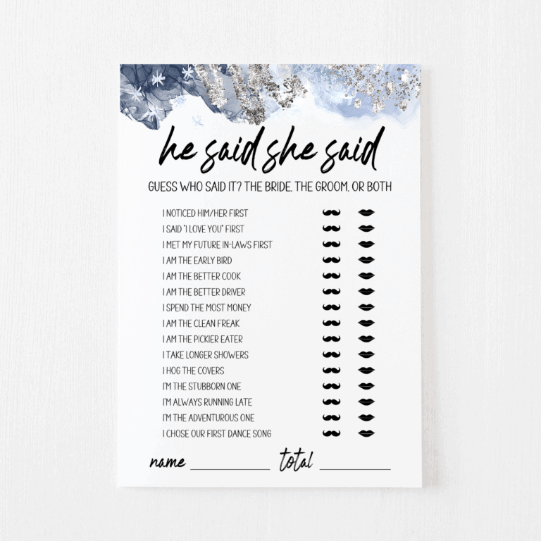 He Said She Said Winter